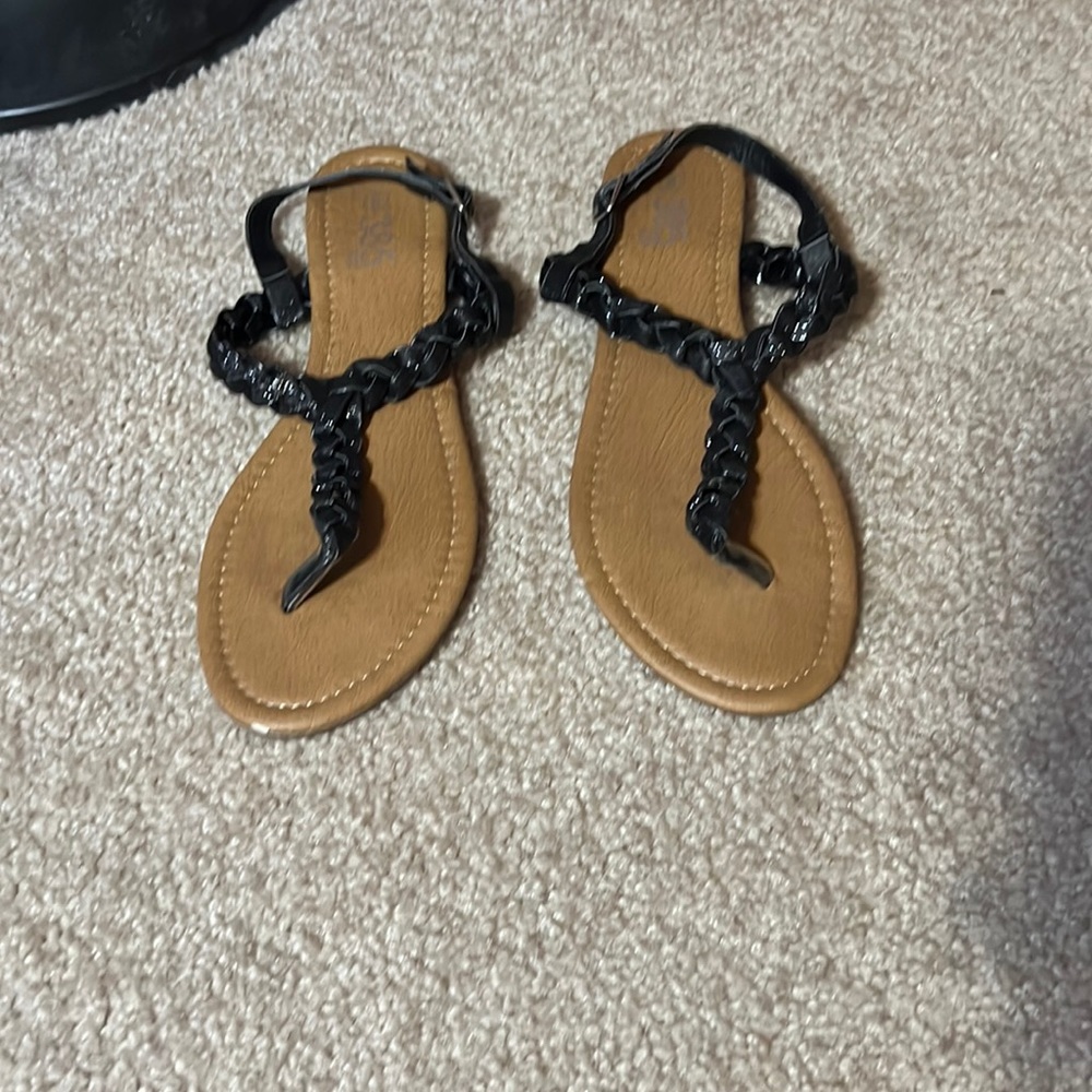 Black sandals